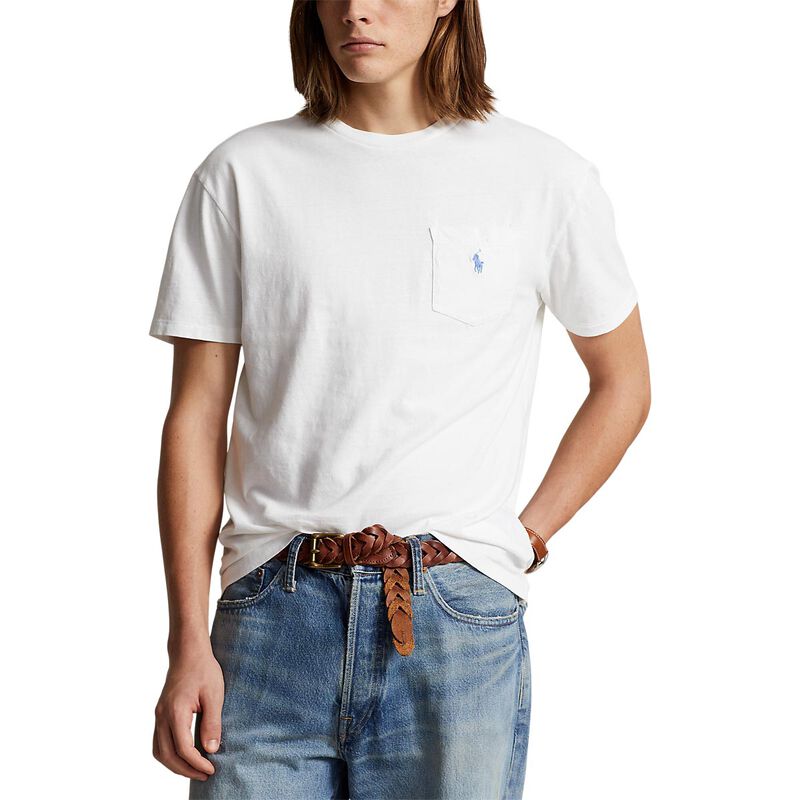 Polo Ralph Lauren Classic Fit Cotton-Linen Pocket T-Shirt image number 0